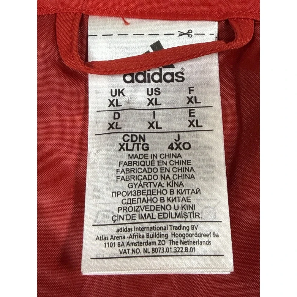 Adidas Bayern Munich Football Anthem Jacket Soccer Mens Track Top Red Sz XL 2015